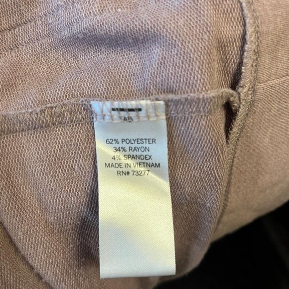 Women's Sonoma Goods For Life, Open, Cinched Waist, Cardigan, Light Purple, L. - Picture 5 of 5